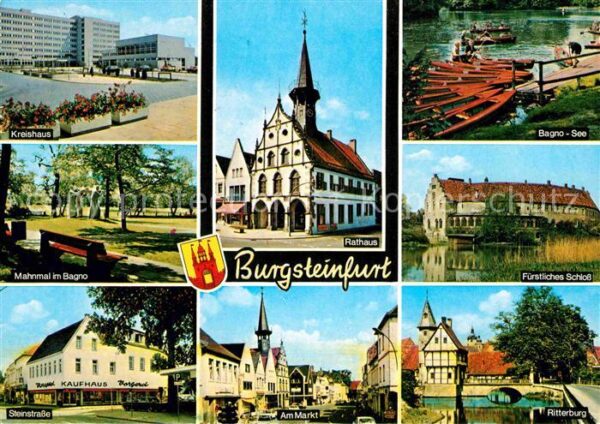 Burgsteinfurt Kreishaus Rathaus Bagnosee Schloss Ritt