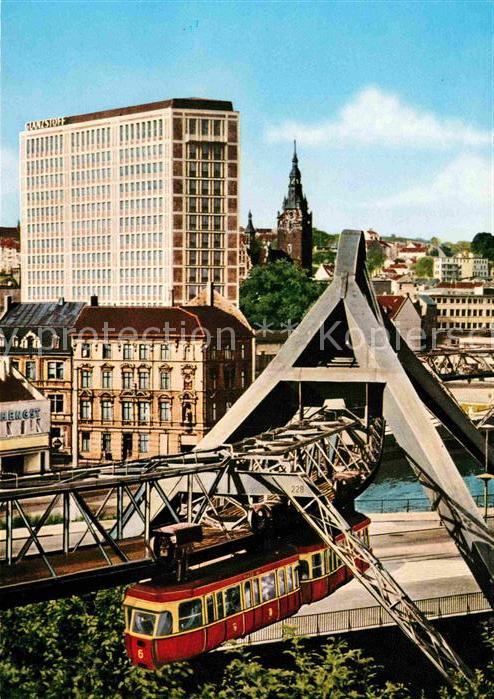 Elberfeld Wuppertal Glanzstoff Hochhaus Rathaus Schwebebahn