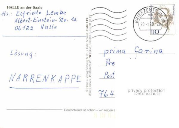 Halle Saale Rathaus Moritzburg Kirche Händel Denkma – Bild 2