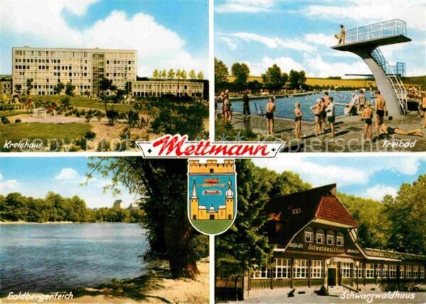 Mettmann Kreishaus Freibad Sprungturm Schwarzwal