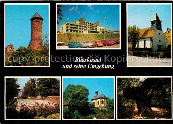 Blieskastel und seine Umgebung Burgruine Klinik Kir