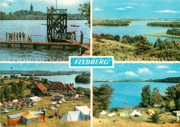 Feldberg Mecklenburg Badeanstalt Hauptmannsberg Hüttenberg Z