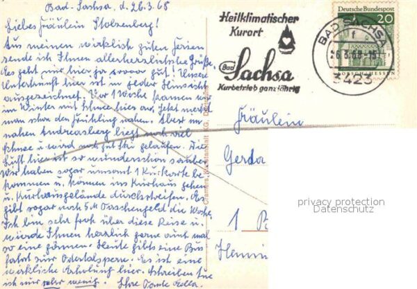 Bad Sachsa Harz Genesungsheim Pfaffenberg Haus Buchenri – Bild 2