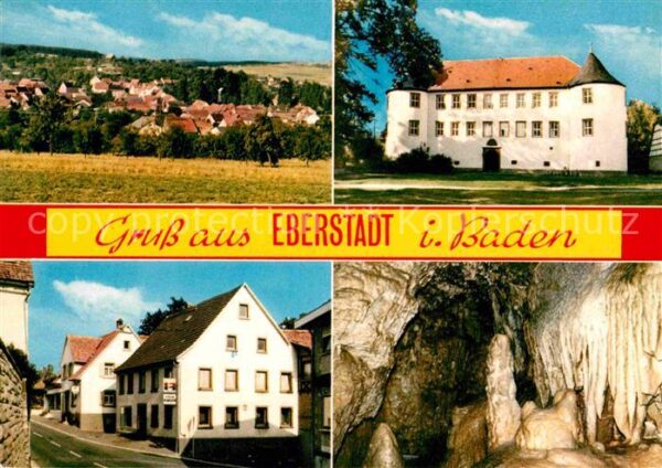 Eberstadt Baden Gesamtansicht Gasthaus Metzgerei Tropfs