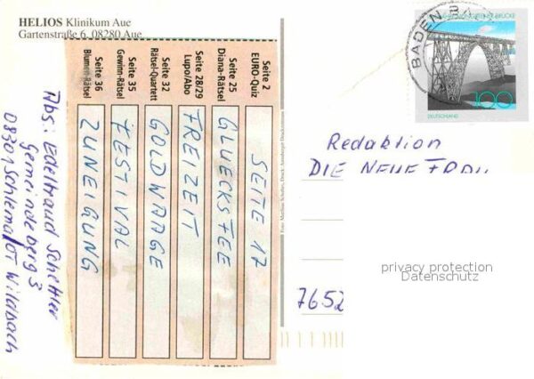 Aue Erzgebirge Helios Klinikum Fliegeraufnahme Modell – Bild 2