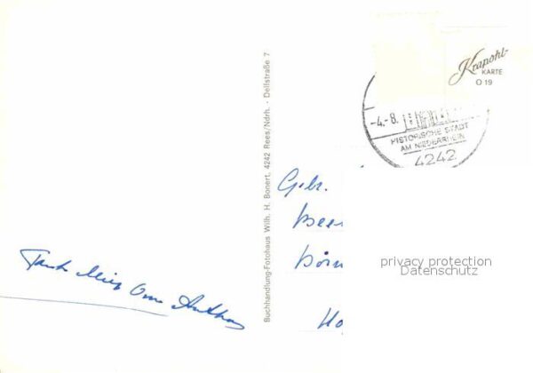 Rees Rhein Teilansichten Kirche Rhein Brücke Prome – Bild 2