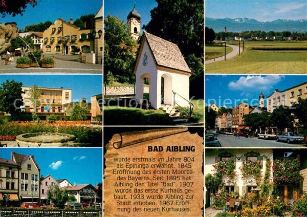 Bad Aibling Teilansichten Kapelle Strassenpartien B