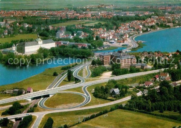Schleswig Schlei Schloss Fliegeraufnahme