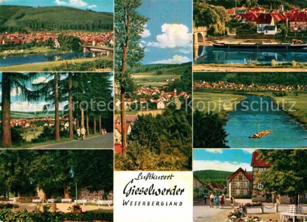 Gieselwerder Panorama Luftkurort Oberweserbergland W