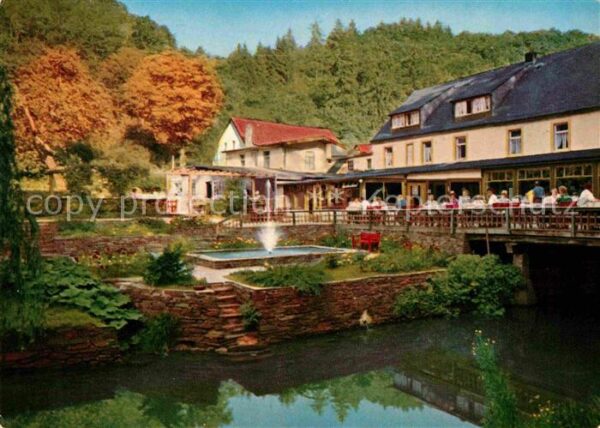 Manderscheid Eifel Cafe Restaurant Heidsmühle
