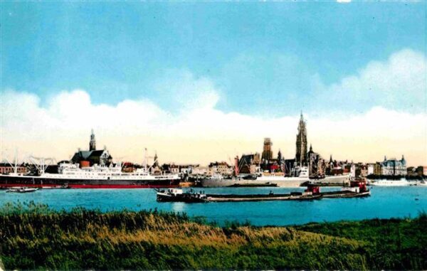 Antwerpen Anvers Rive Gauche avec vue sur L_Escaut