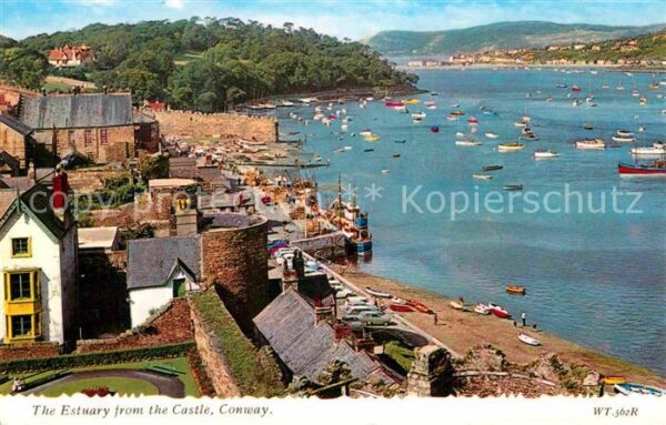 Conway United  Kingdom The Estuary from the Castle