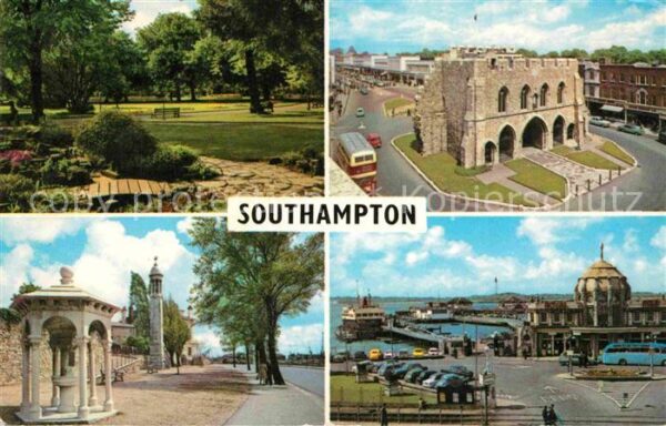 Southampton Ortspartien Hafen Park