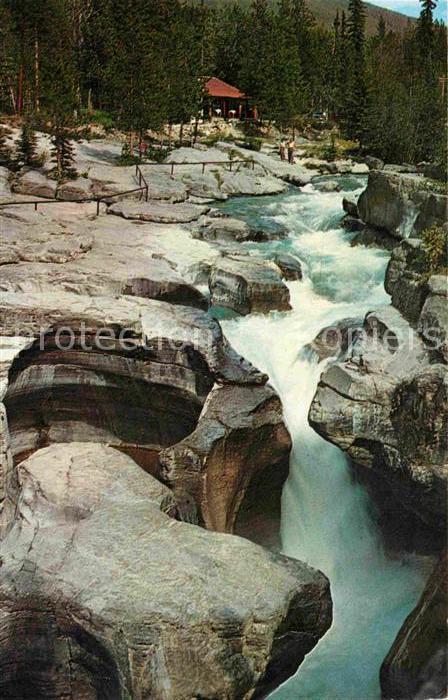 Canada State Maligne Canyon Jasper Park