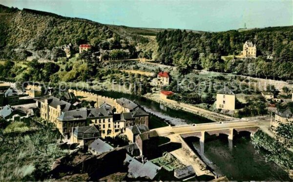 La Roche-en-Ardenne Fliegeraufnahme Pont du Gravier