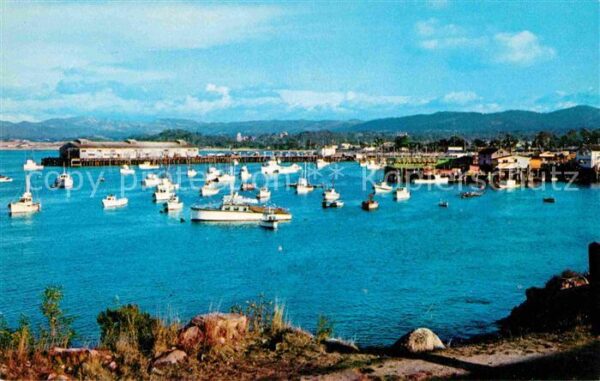 Monterey California Fishing Boats and Wharf