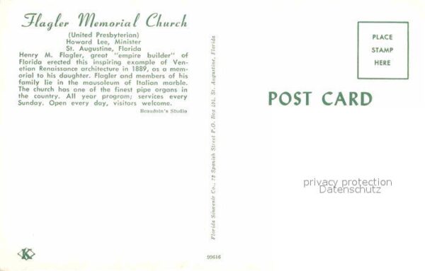 St Augustine Flagler Memorial Church – Bild 2