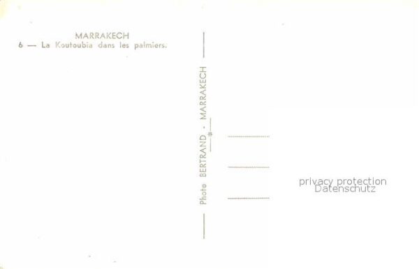 Marrakech Marrakesch Koutoubia – Bild 2