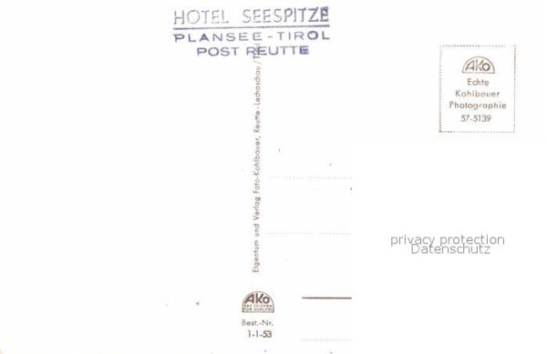 Reutte Tirol Plansee mit Thoneller Hotel Seespitze – Bild 2