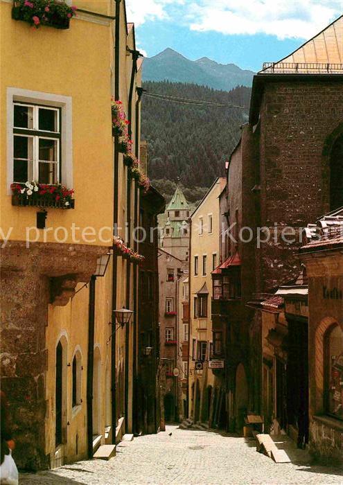 Hall Tirol Langer Graben mit Münzturm