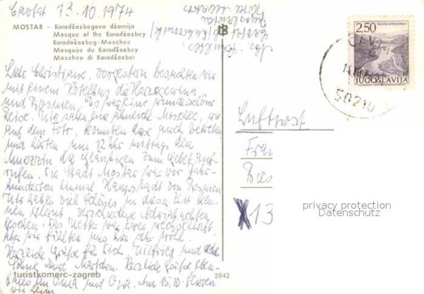 Mostar Moctap Mosquee du Karadzozbey – Bild 2