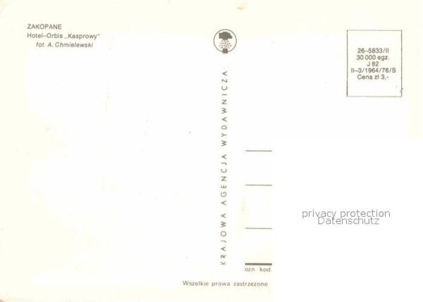 Zakopane Hotel Orbis Kasprowy – Bild 2