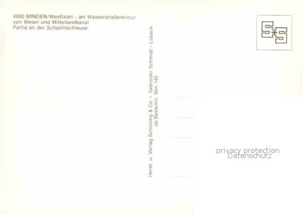 Minden Westfalen Am Wasserstrassenkreuz von Weser und Mi – Bild 2