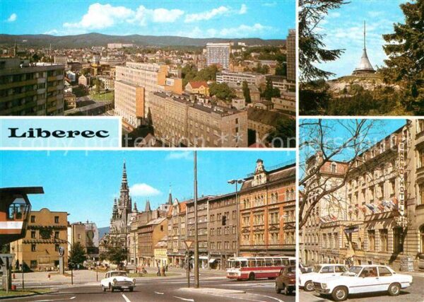 Liberec Ortspartien Sendeturm