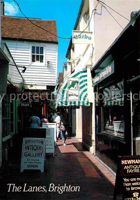 Brighton East Sussex The Lanes