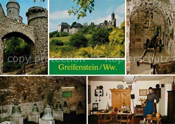 Greifenstein Hessen Münz-Tor Kanone Glocken-Museum Bauernst