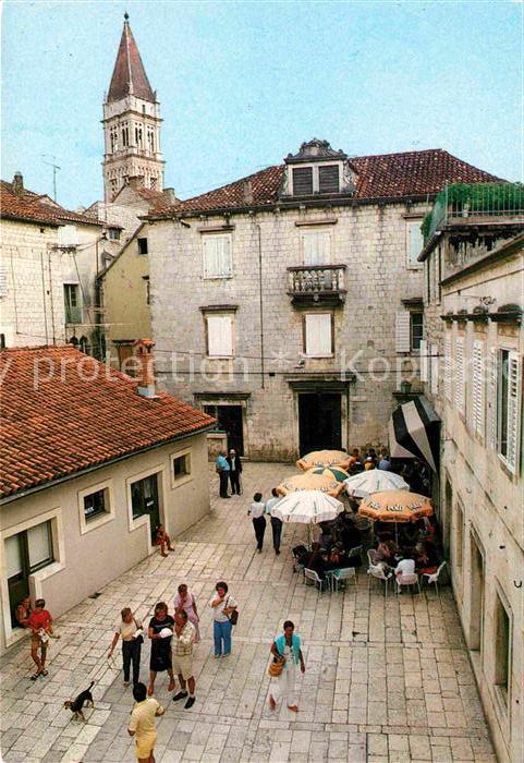 Trogir Trau Ortspartie in der Altstadt