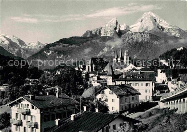 Berchtesgaden mit Watzmann und Steinernem Meer