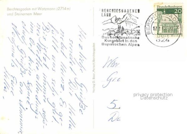 Berchtesgaden mit Watzmann und Steinernem Meer – Bild 2