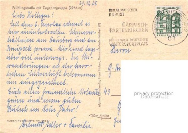 Garmisch-Partenkirchen Frühlingsstrasse mit Zugspitzgruppe im – Bild 2