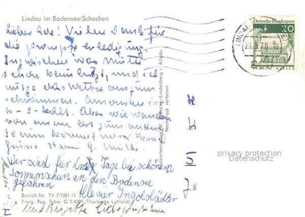 Lindau Bodensee Fliegeraufnahme Seepartie – Bild 2