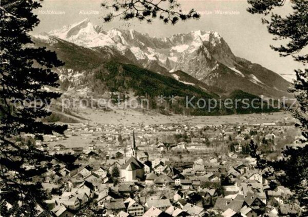 Garmisch-Partenkirchen gegen Zugspitzgruppe