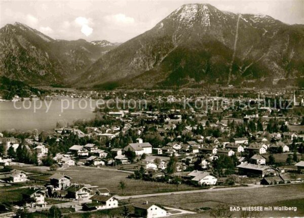Bad Wiessee Fliegeraufnahme mit Wallberg