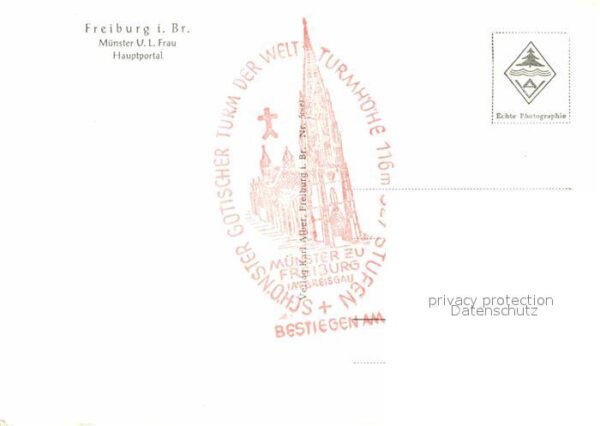 Freiburg Breisgau Münster Hauptportal – Bild 2