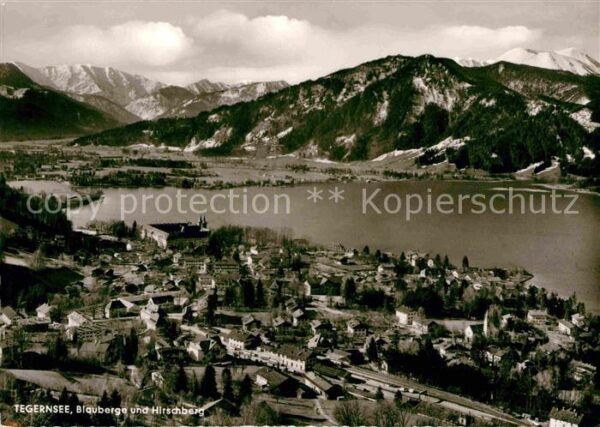 Tegernsee Blauberge und Hirschberg Fliegeraufnahm