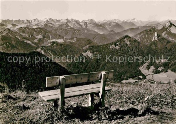 Rottach-Egern Wallbergbahn Blick vom Setzberggipfel a