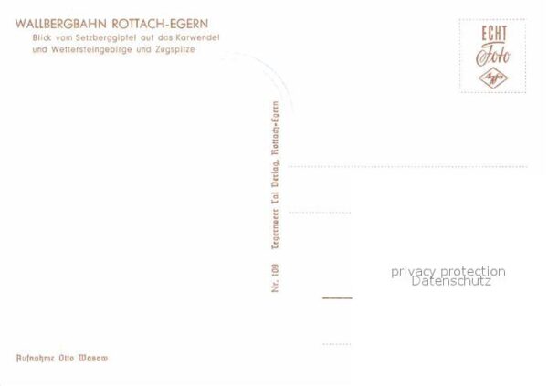 Rottach-Egern Wallbergbahn Blick vom Setzberggipfel a – Bild 2