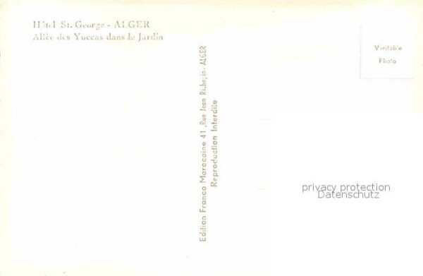 Alger Algerien Hotel St. George Jardin – Bild 2