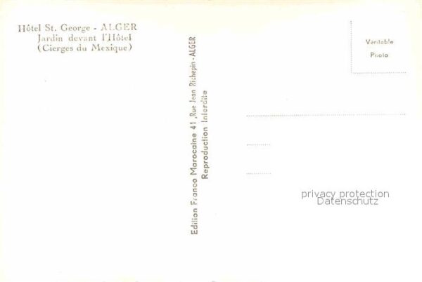 Alger Algerien Hotel St. George Jardin – Bild 2