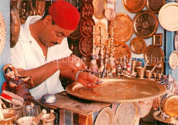 Tunis Souk Kupferstecher