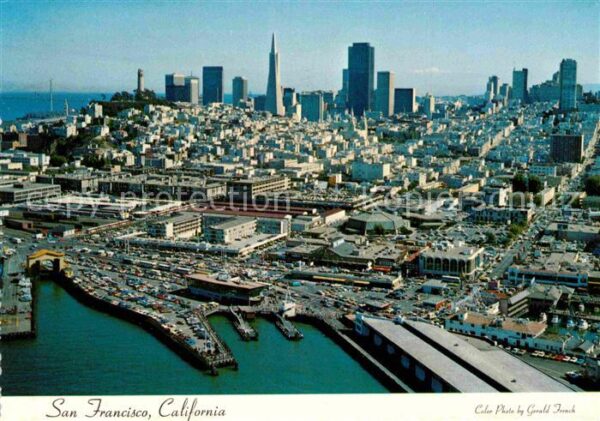 San Francisco California Fliegeraufnahme Skyline with Fishermans