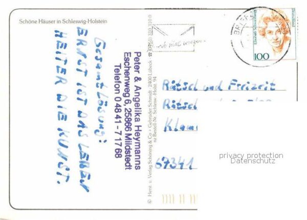 Schleswig Holstein Altes Reetdachhaus – Bild 2