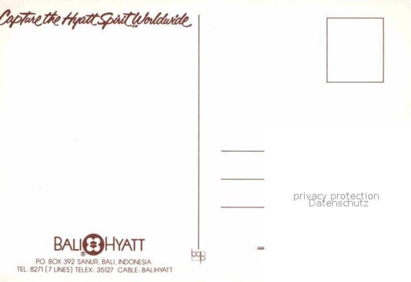 Bali Indonesien Hyatt-Hotel – Bild 2