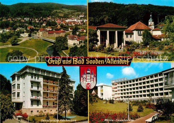 Bad Sooden-Allendorf Kurmitelhaus Werra-Sanatorium Sanatoriu