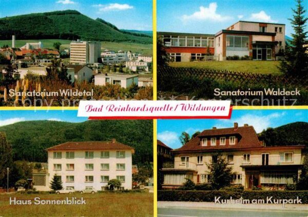 Bad Reinhardsquelle Sanatorien Wildetal Waldeck Kurheim-am-