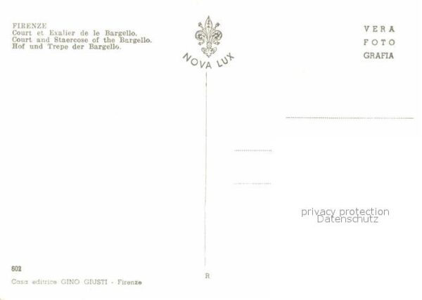 Firenze Florenz Museo Nazionale Cortille e Scala del Ba – Bild 2